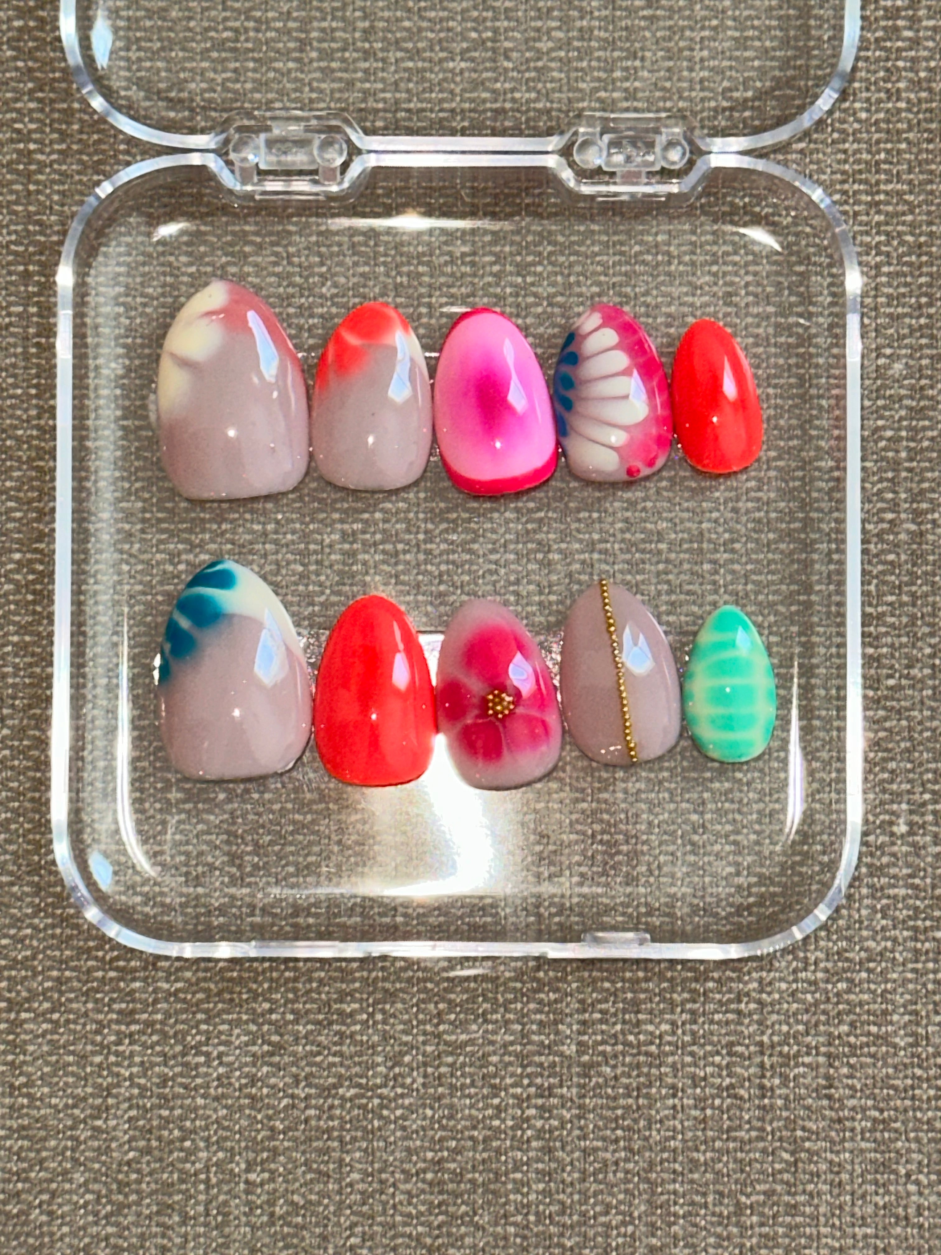 Colorful Summer Nails